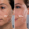 Dermaplaning sett med utskiftbare blader og ladekabel