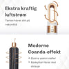 Glattbørste og krølltang kombinert i ett stylingverktøy