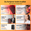 Nærinfrarødt LED-panel med 850 nm lys for komfortable velværerutiner.