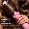2-i-1 varmluftstyler som kombinerer hårføner og rundbørste for profesjonell styling hjemme.