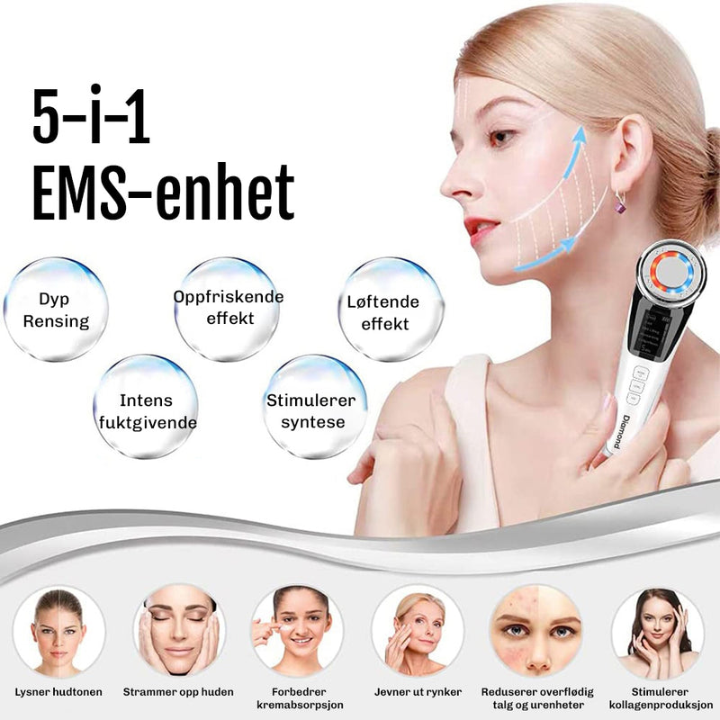 EMS ansiktsmassasje-enhet GlowLift