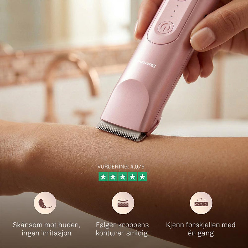 2 in 1 trimmer for bikinilinje ben og ansikt