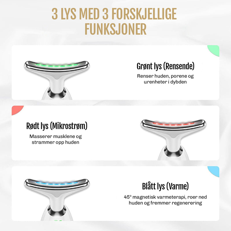 Micro Glow LED-lysterapienhet