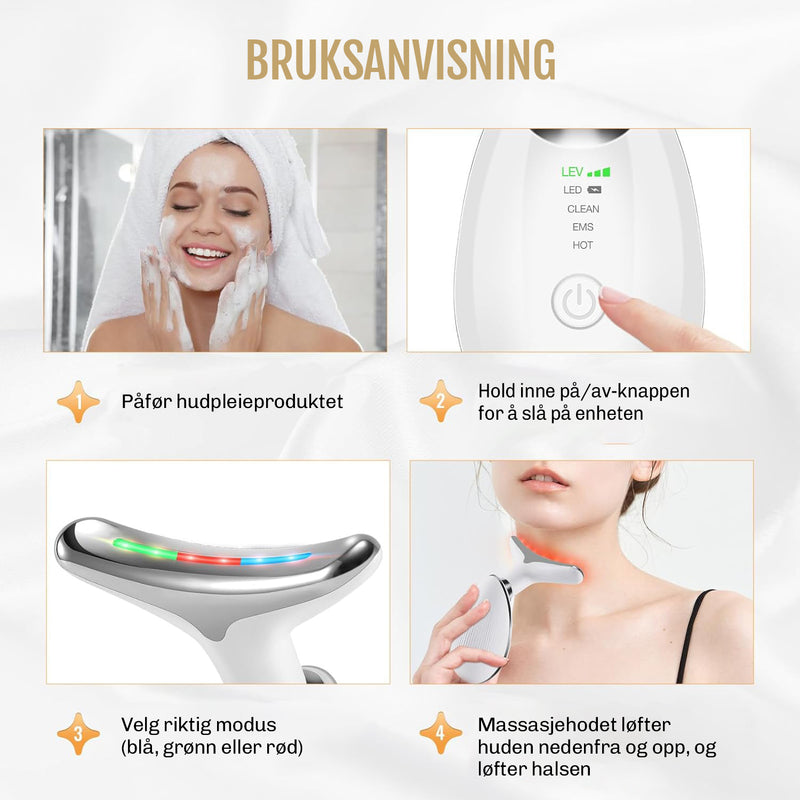 Micro Glow LED-lysterapienhet