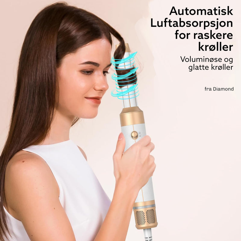 AirFlow 7 i 1 hairstyler komplett stylingpakke