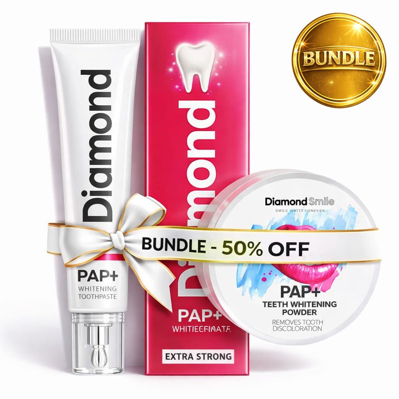 Tannbleking med PAP+ pulver