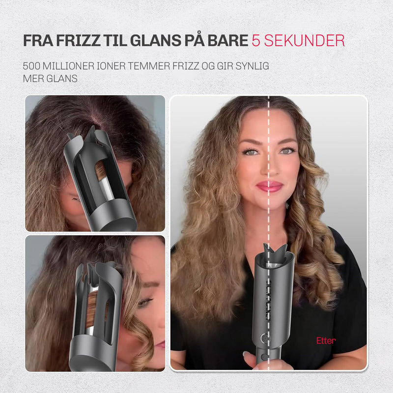 Automatisk krølltang WaveSpin