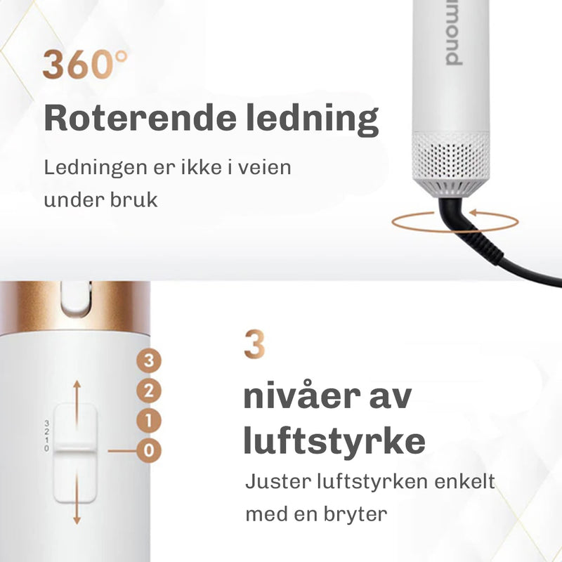 CloudAir 5 i 1 multistyler for glamorøse frisyrer