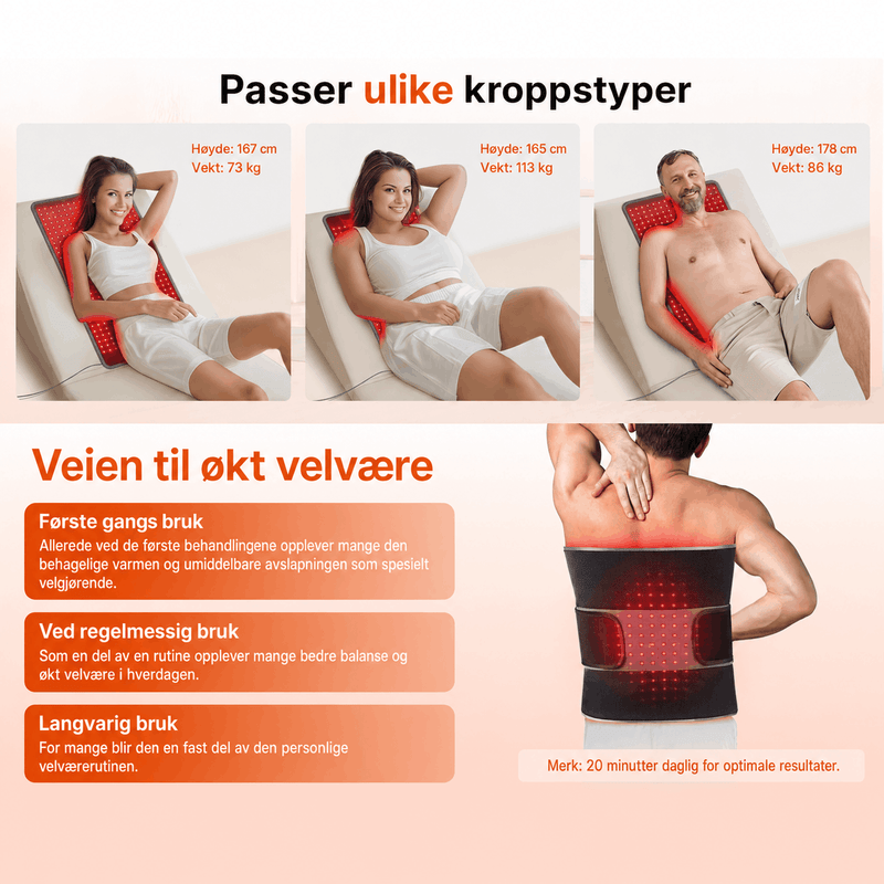Rødlysmatte InfraFlow+