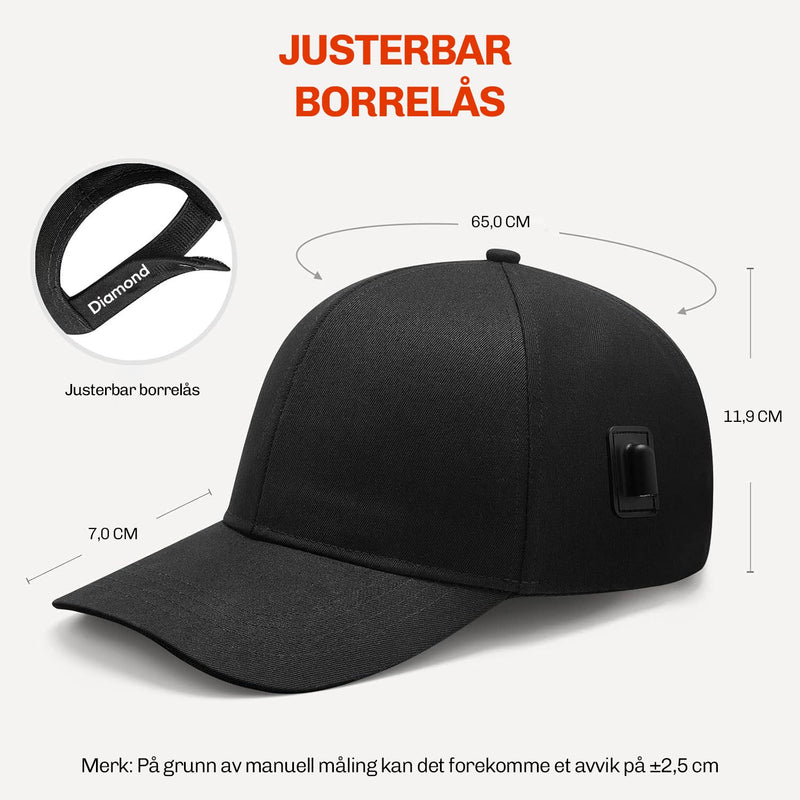 Rødlysterapi Hårvekst Cap Restore+