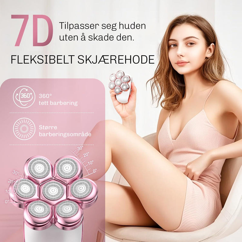 7D Damebarbermaskin Glide+