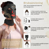 Fleksibel silikon LED maske med jevn lysfordeling