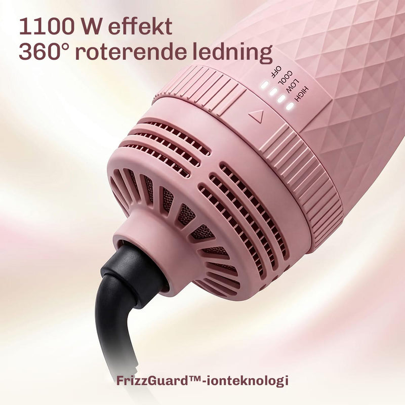VolumeBrush 2-i-1 hårstyler for en flott blowout med mer volum og glatte, myke hårstrå.