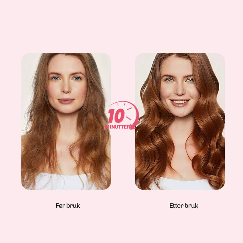 Volumbørste med varme