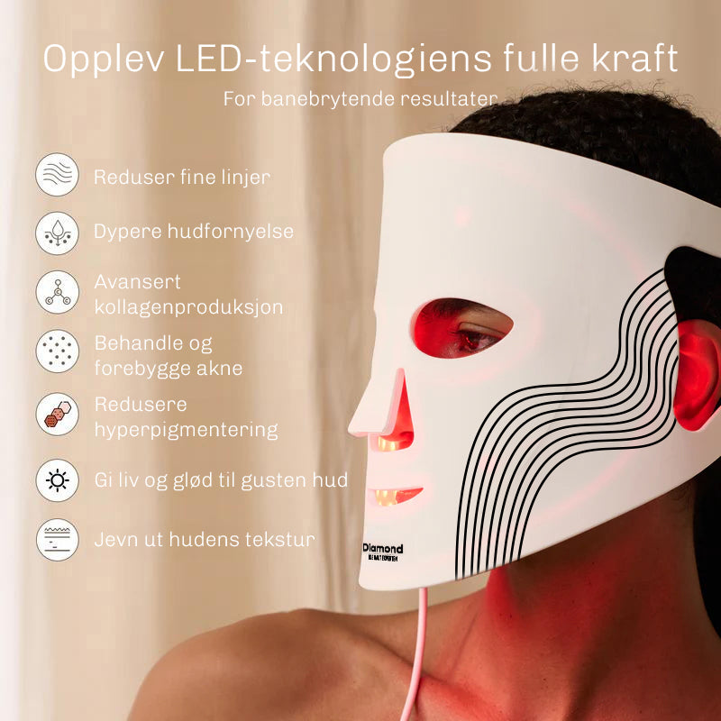 Infrarød ansiktsbehandling med LED teknologi