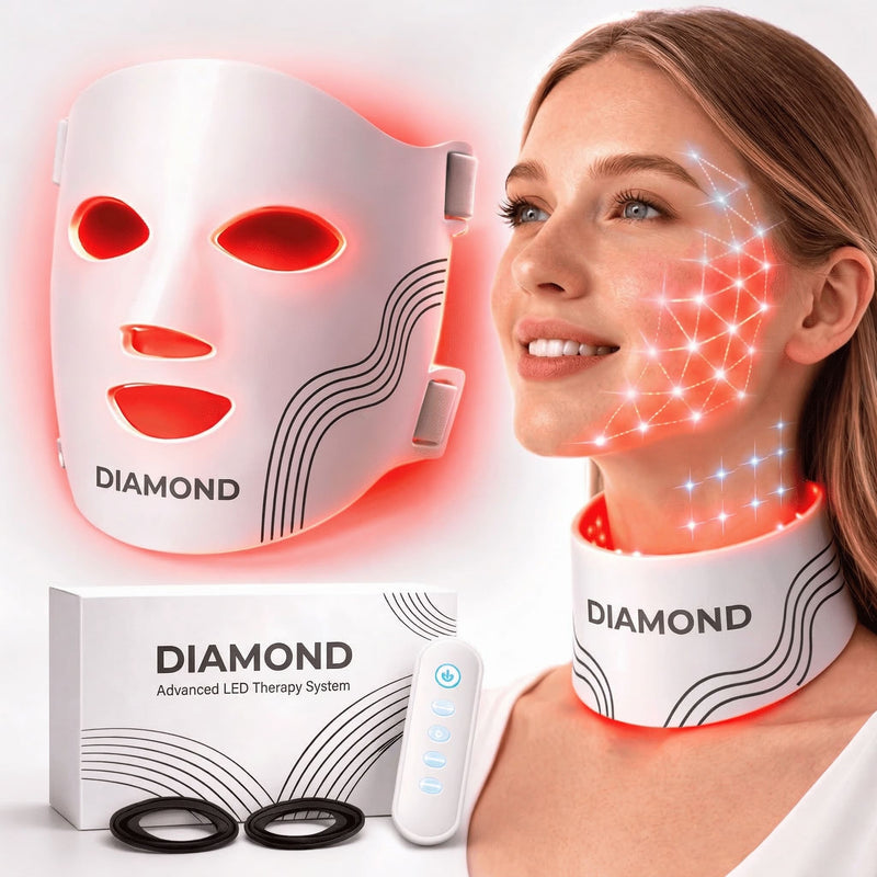 LED lysterapi maske LumiWhite for fastere og glattere hud
