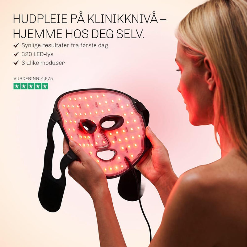 Lumidark LED ansiktsmaske for moderne anti aging hudpleie hjemme
