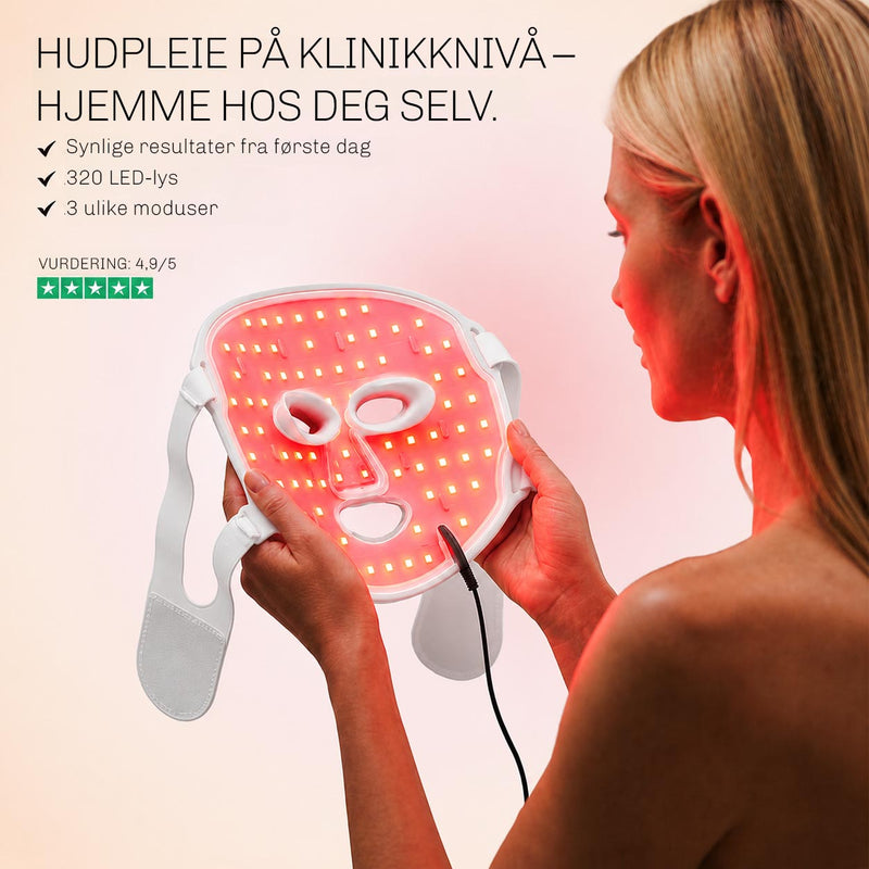 LumiWhite LED ansiktsmaske for moderne anti aging hudpleie hjemme