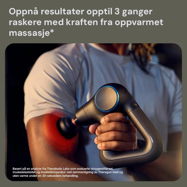 Massasjeapparat for muskler som bidrar til å redusere ømhet og stivhet.