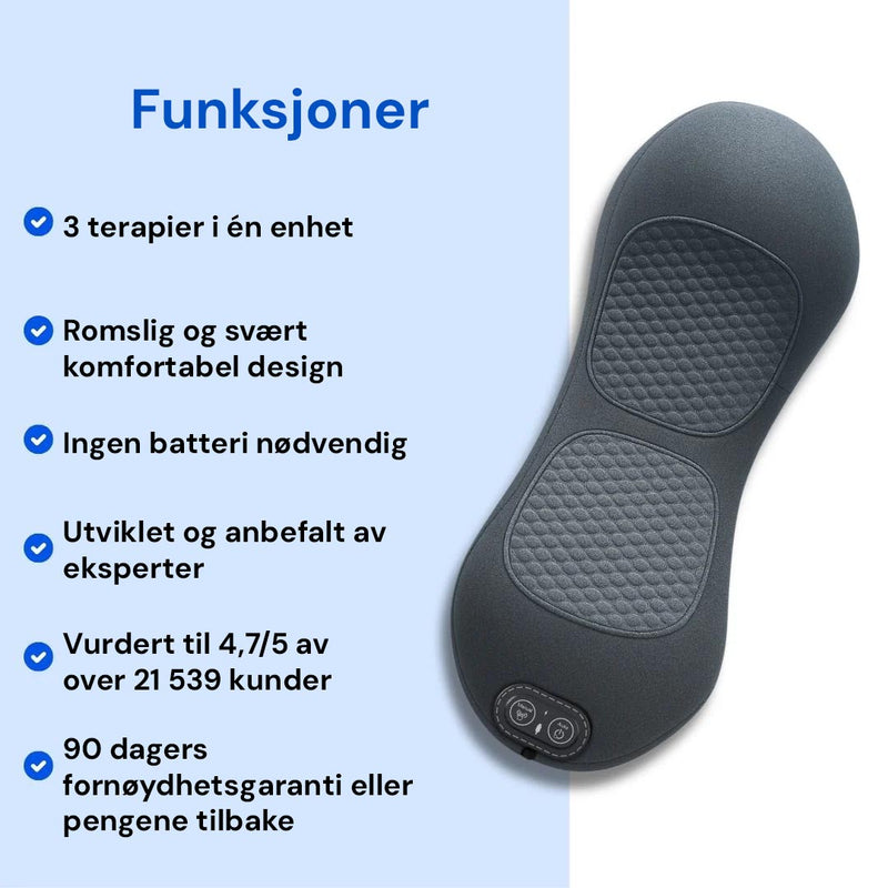 Massasjeverktøy for sete og hofter som hjelper med å løsne dype muskelknuter.