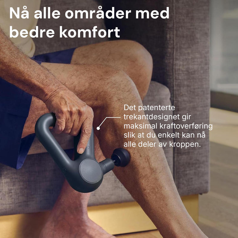 Massasjepistol perfekt før og etter trening for å forbedre restitusjon og bevegelighet.