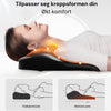 Massasjepute for nakke som lindrer spenninger med roterende Shiatsu-massasje.