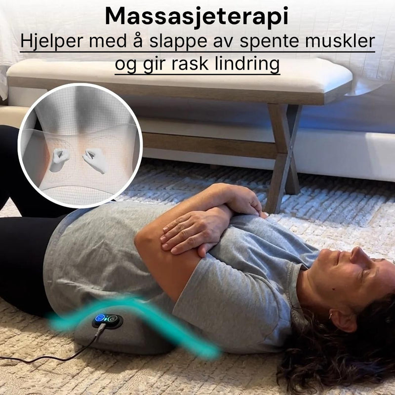 Massasjeverktøy for hofte som gir presis behandling av hoftebøyere og omkringliggende muskler.