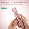 Mini trimmer med hypoallergene keramiske blader for sensitiv hud