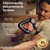 Muskelmassasje hjemme med flere massasjehoder for hele kroppen.