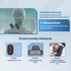 Nakkepute for reise med varme og massasje for avslapning under transport og lange arbeidsdager.