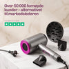 Profesjonell AirFusion hårføner fra Diamond for rask tørking, mindre frizz og glansfullt hår.