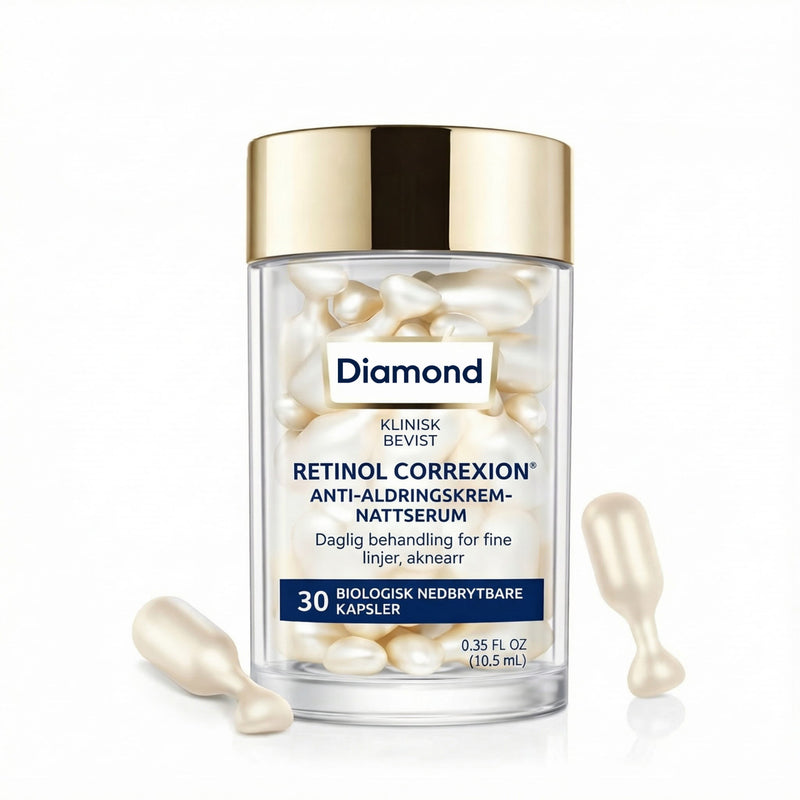 Diamond Retinol Renewal nattserum med stabilisert retinol i kapsler