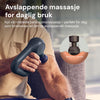 Stillegående massasjepistol med kraftig motor og lang batteritid for daglig bruk.
