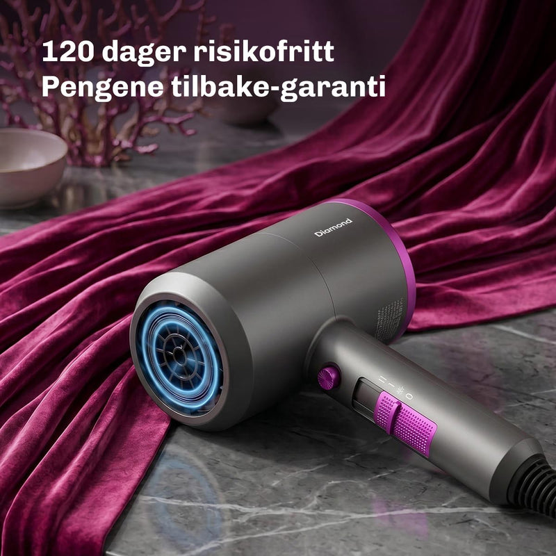 AirFusion stylinghårføner for rask tørking, økt volum og profesjonelle stylingresultater.